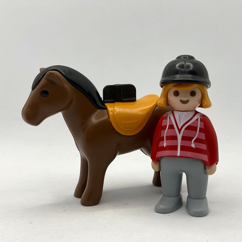 Playmobil 123 Caballo y Jinete