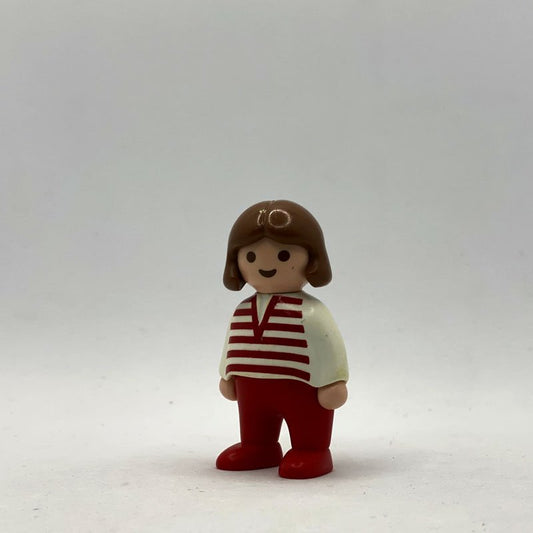 Playmobil 123 Muneco Nina Pelo Marron
