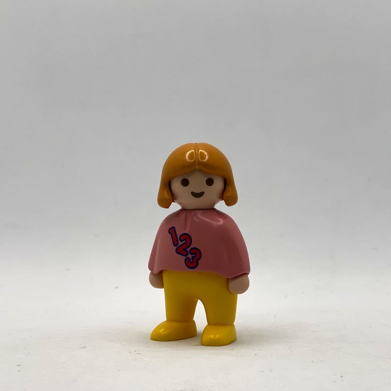 Playmobil 123 Muneco Nina Pelo Rubio
