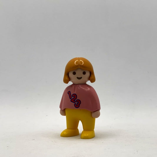 Playmobil 123 Muneco Nina Pelo Rubio