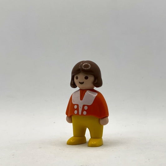 Playmobil 123 Muneco Nina Pelo Marron
