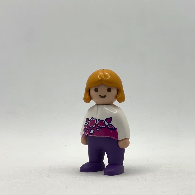Playmobil 123 Muneco Nina Pelo Rubio