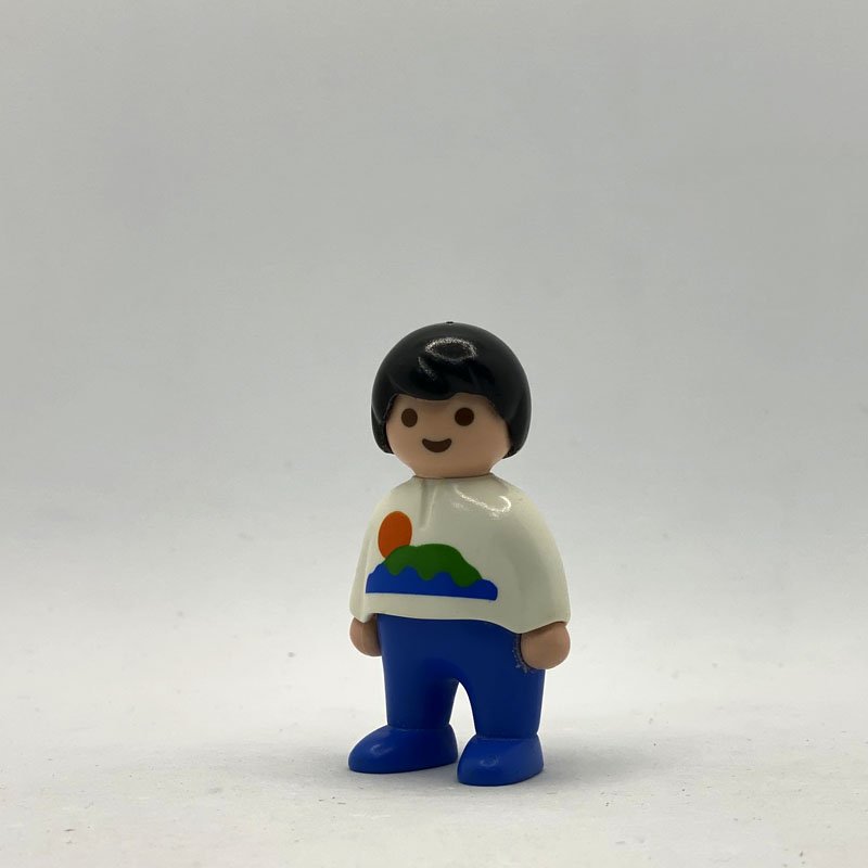 Playmobil 123 Muneco Nino Pelo Negro