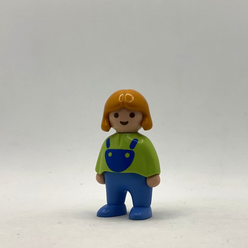 Playmobil 123 Muneco Nina Pelo Rubio
