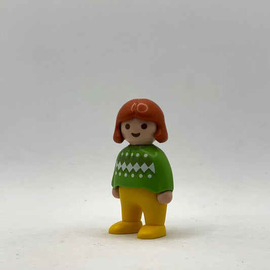 Playmobil 123 Muneco Nina Pelo Pelirroja