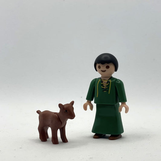 Playmobil Niño Pastor con Cabra Bebé