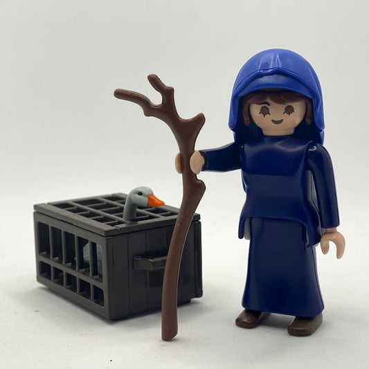 Playmobil Pastora con Oca y Jaula