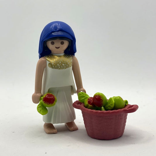 Playmobil Aldeana con Capazo Manzanas
