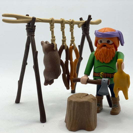 Playmobil Carnicero y Secadero Carne