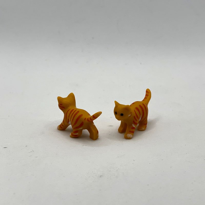 Playmobil Gato Bebé Naranja Rayas