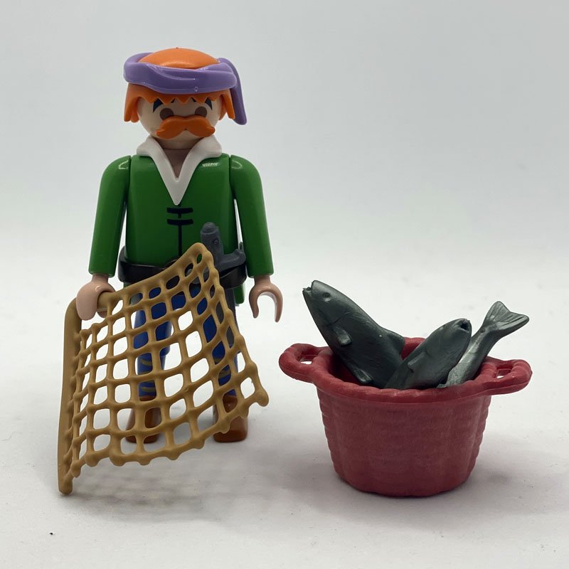 Playmobil Aldeano Pescador