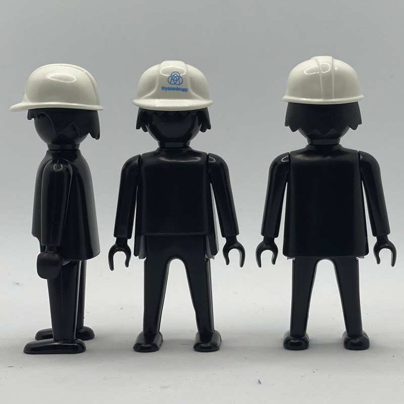 Playmobil Casco Promocional Obra ThyssenKrupp