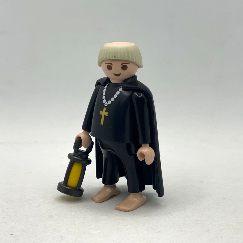 Playmobil Monje con Lampara