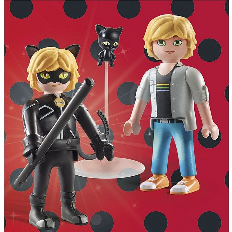 Playmobil Miraculous Adrien & Cat Noir 71337