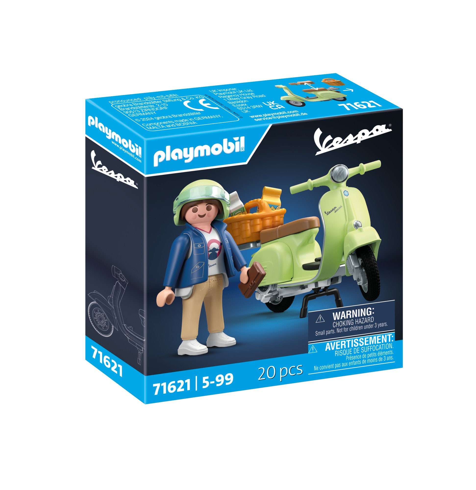 Playmobil Vespa 150 Sprint Veloce Verde 71621