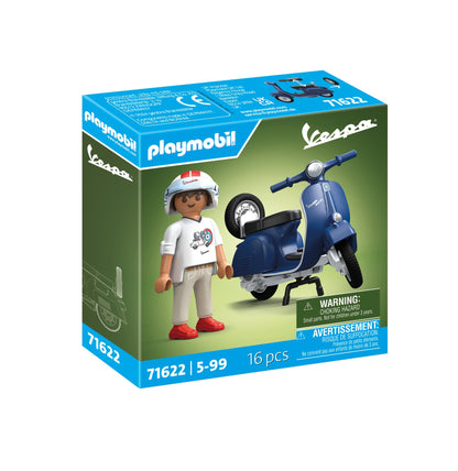Playmobil Vespa 150 Sprint Veloce Azul 71622