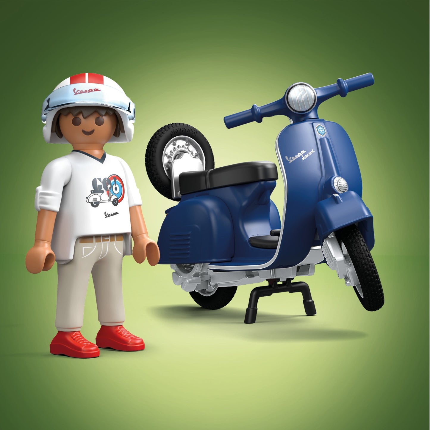 Playmobil Vespa 150 Sprint Veloce Azul 71622