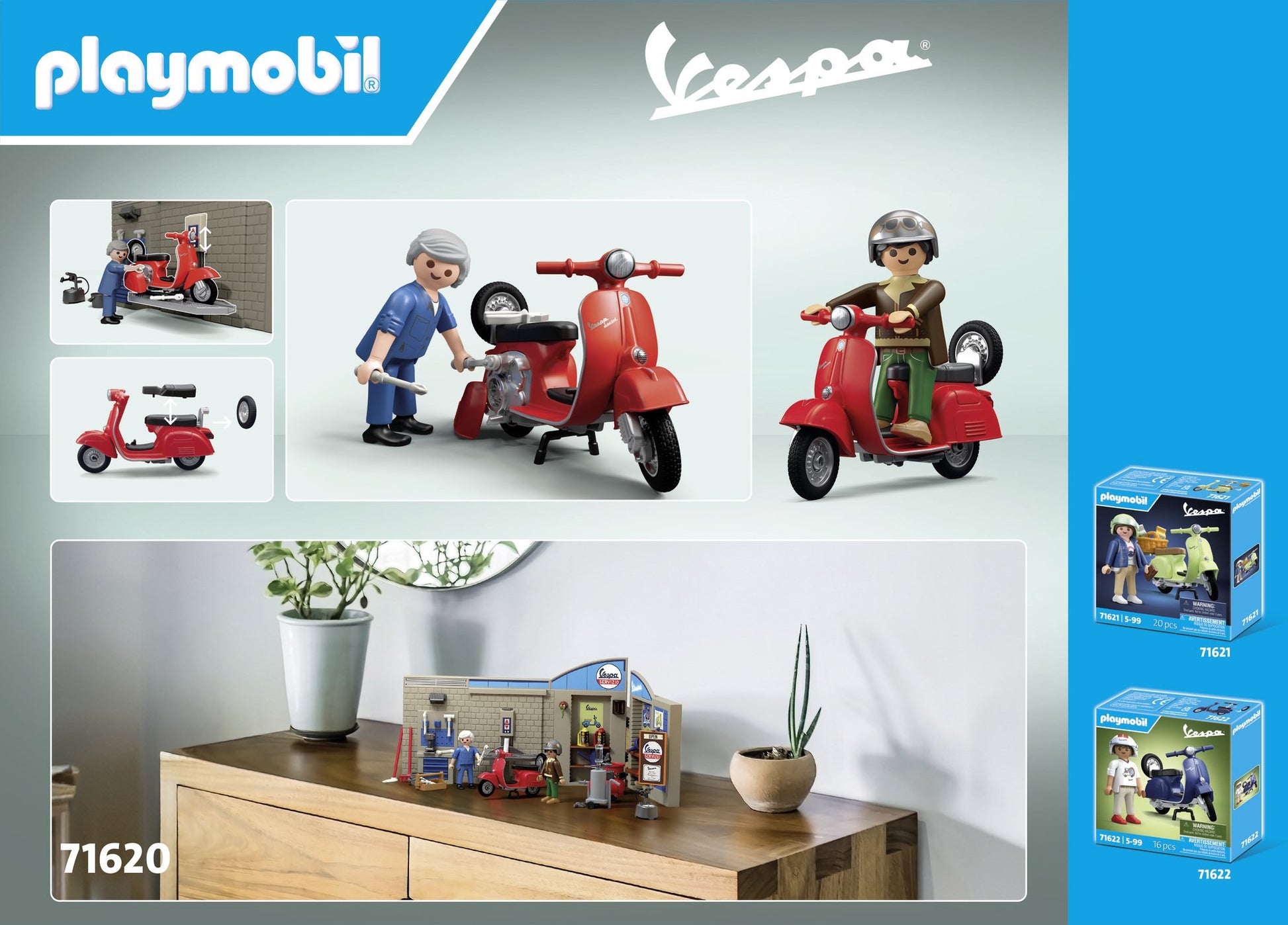 Playmobil Taller Vespa 71620
