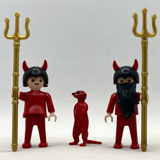 Playmobil Pareja Niños Diablos