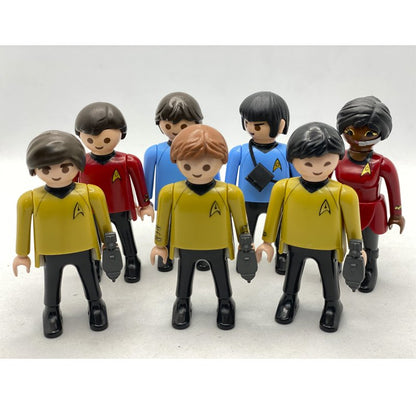 Lote Playmobil Figuras Star Trek Completa 70548