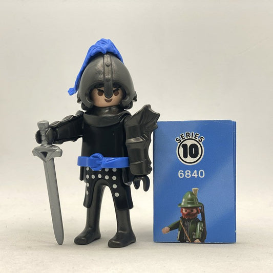Playmobil Caballero Medieval Negro Serie 10 Chicos 6840