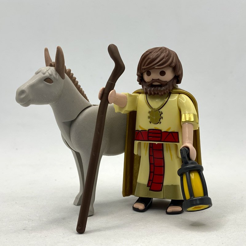 Playmobil Mercader con Burro