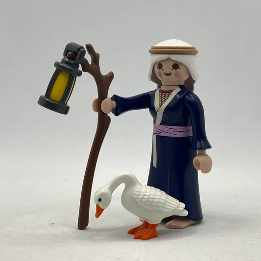 Playmobil Aldeana Anciana con Oca Blanca