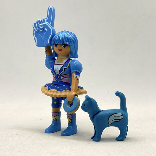 Playmobil Bailarina Animadora con Gato Azul