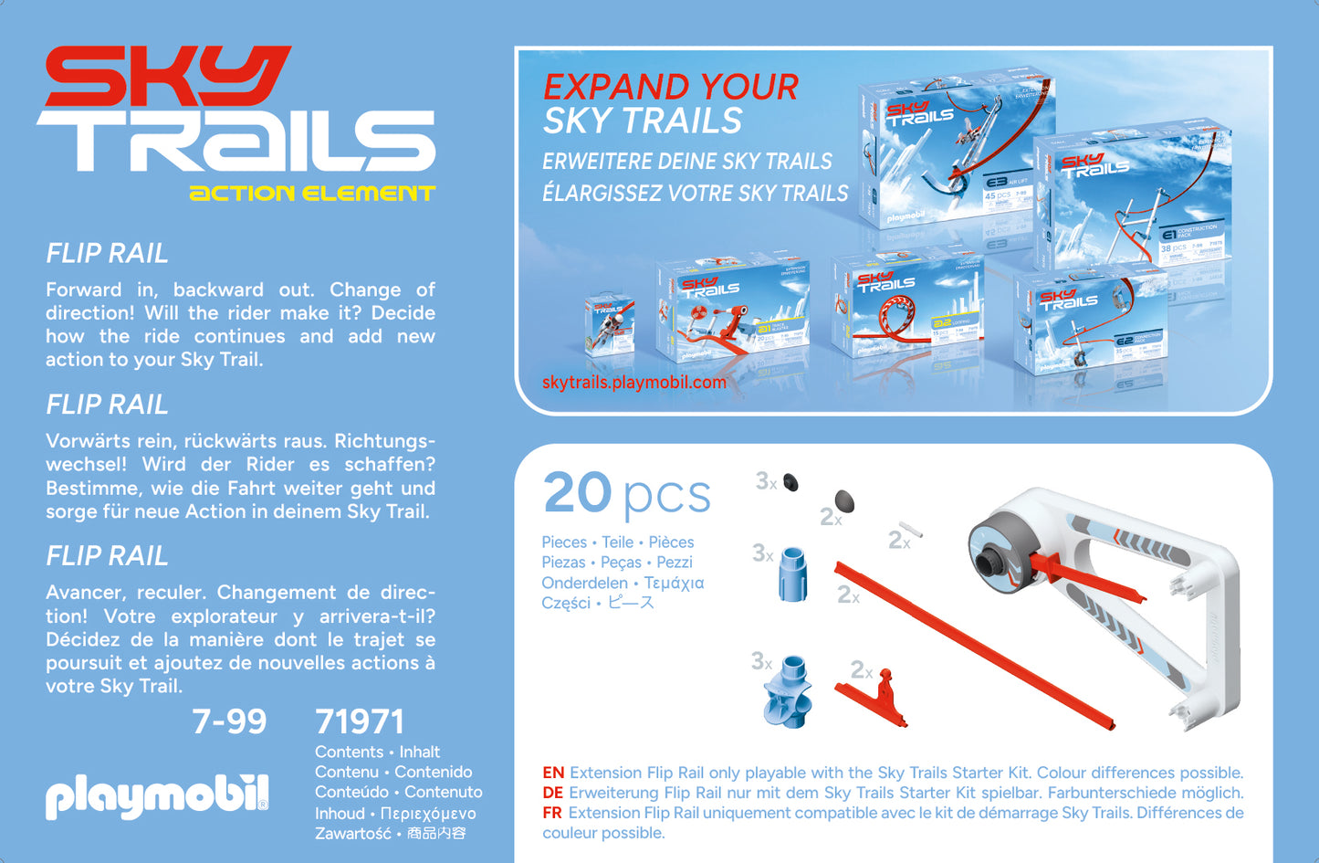 Playmobil 71971 - Sky Trails - Flip Rail