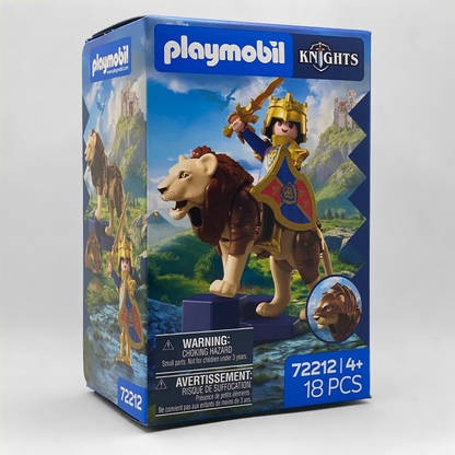 Playmobil León con Caballero Dorado 72212