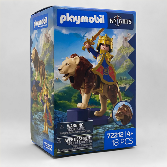 Playmobil León con Caballero Dorado 72212