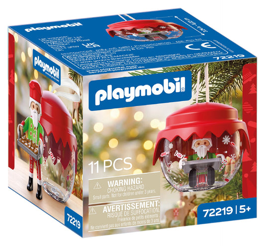 Caja precintada del Playmobil 72219 Bola Navideña Papá Noel Panadero - Pastelero, novedad Navidad 2026 de 11 piezas