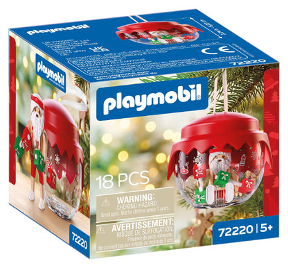 Caja precintada del Playmobil 72220 Bola Navideña Papá Noel Culturista, novedad Navidad 2026 de 18 piezas