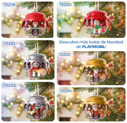 Colección de bolas de Navidad Playmobil 2026: 72219, 72220, 72221, 72222, 72223 y 72224