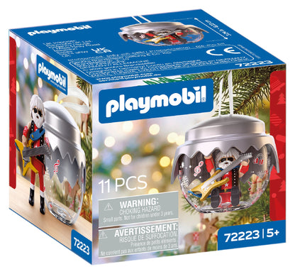 Caja precintada del Playmobil 72223 Bola Navideña Papá Noel Estrella del Rock, novedad Navidad 2026 de 11 piezas
