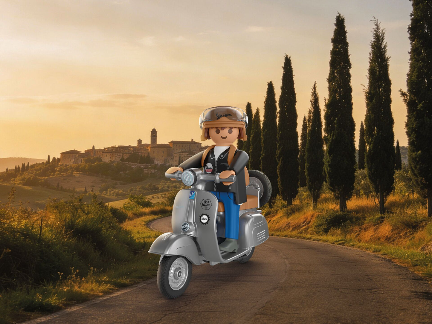 Playmobil Vespa 150 Sprint Veloce Blau 71622