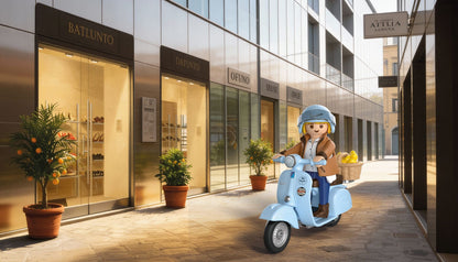 Playmobil Vespa 150 Sprint Veloce Blau 71622