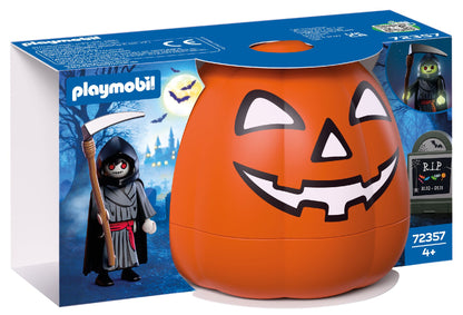 Caja precintada del Playmobil 72357 Calabaza Naranja La Parca de Halloween