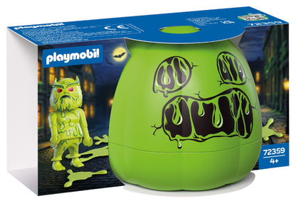 Caja precintada del Playmobil 72359 Calabaza Verde Monstruo Babas de Halloween