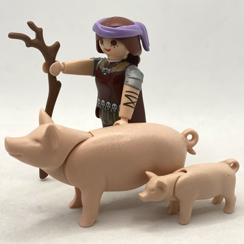Playmobil Pastora y Cerdos