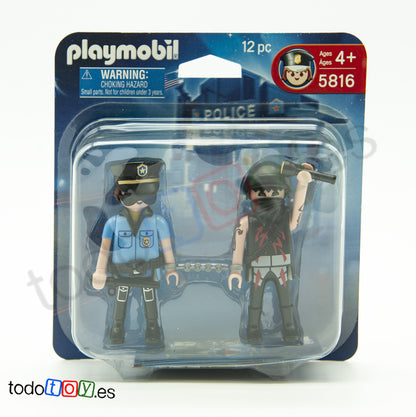 Playmobil 5816 Blister Policia y Ladron