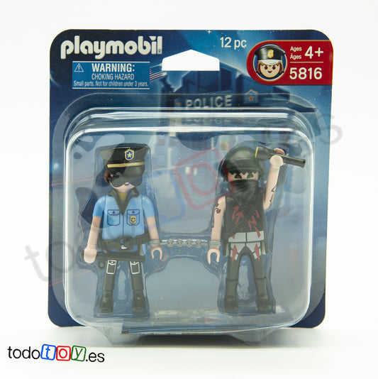 Playmobil 5816 Blister Policia y Ladron