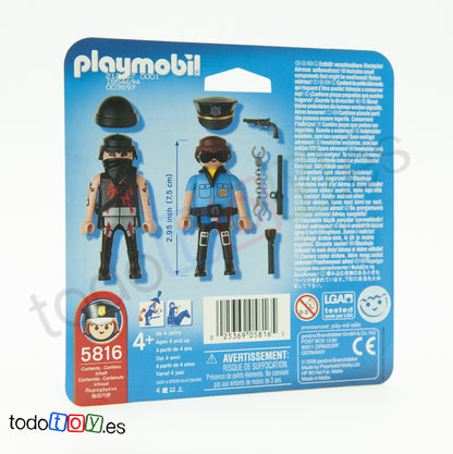 Playmobil 5816 Blister Policia y Ladron