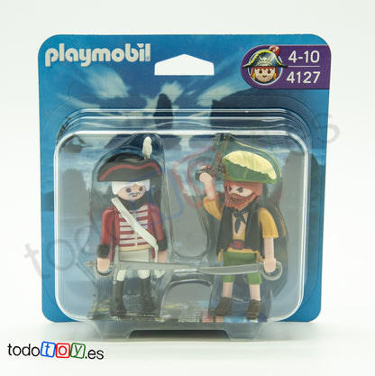 Playmobil 4127 Blister Soldado y Pirata