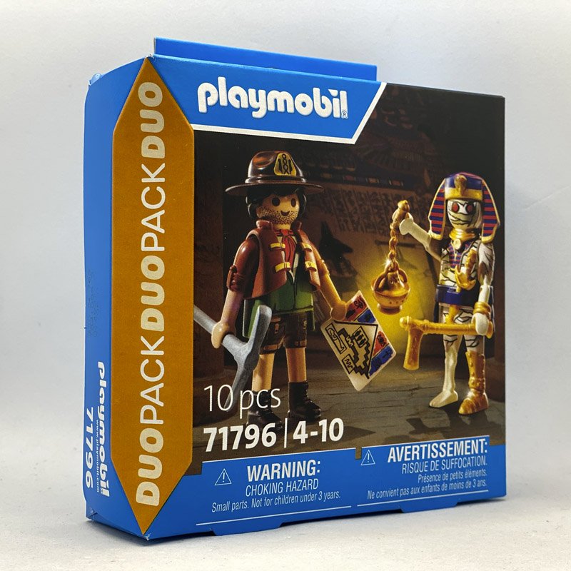 Playmobil Duopack Cazador de Tesoros y Momia 71796
