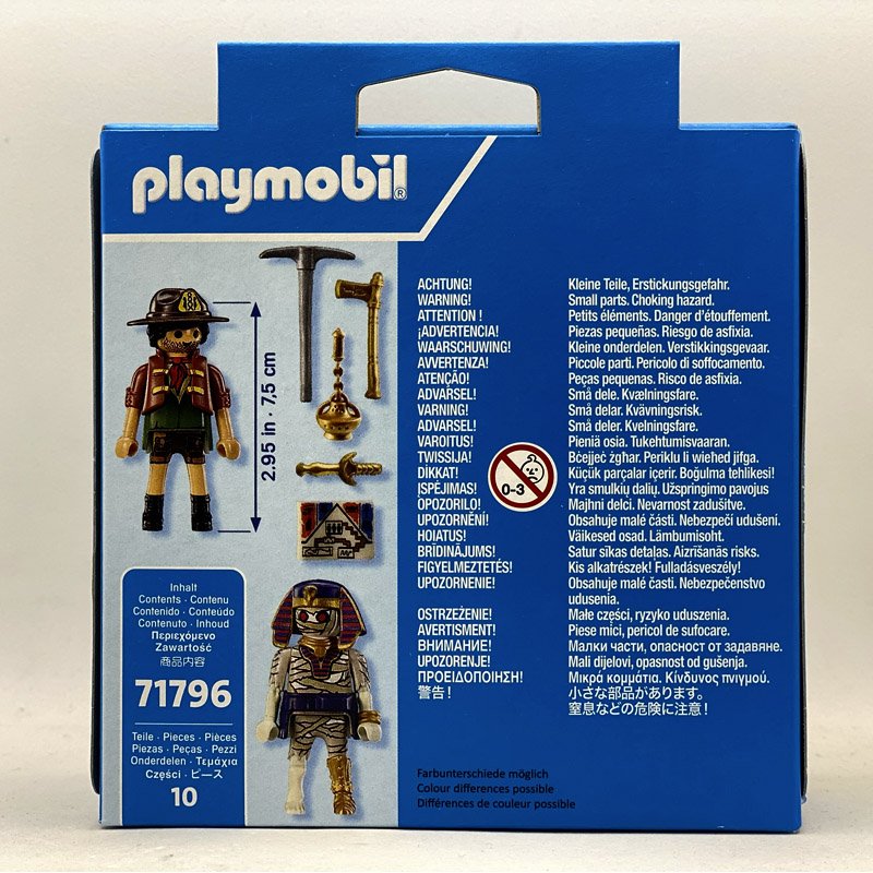 Playmobil Duopack Cazador de Tesoros y Momia 71796