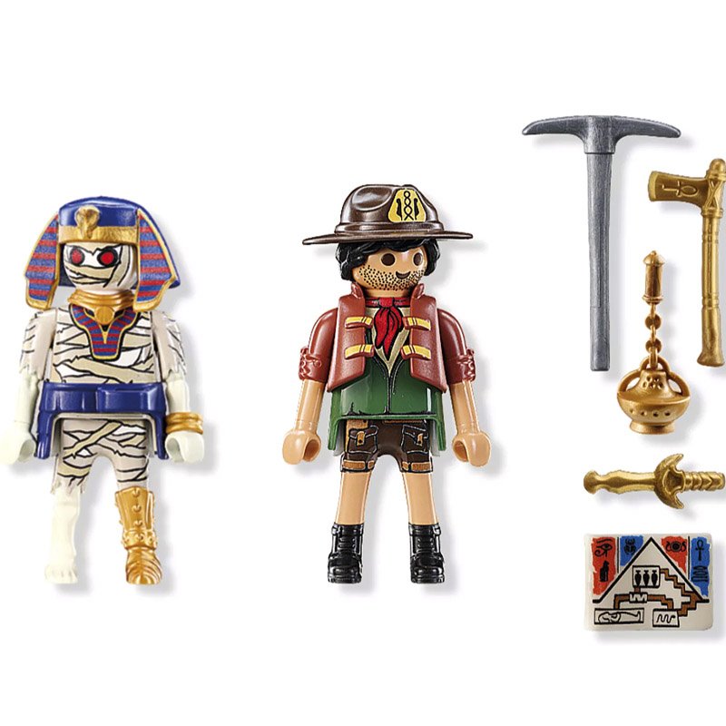 Playmobil Duopack Cazador de Tesoros y Momia 71796