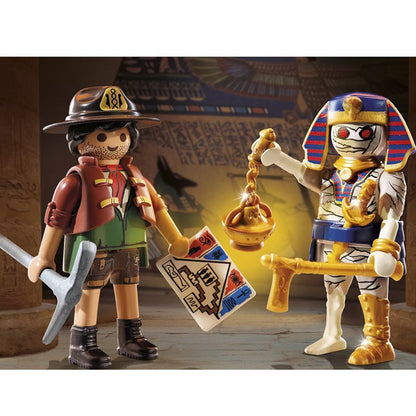 Playmobil Duopack Cazador de Tesoros y Momia 71796