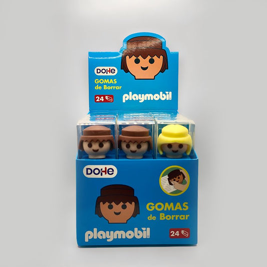 Playmobil Caja Expositor Goma de Borrar 24 Unidades