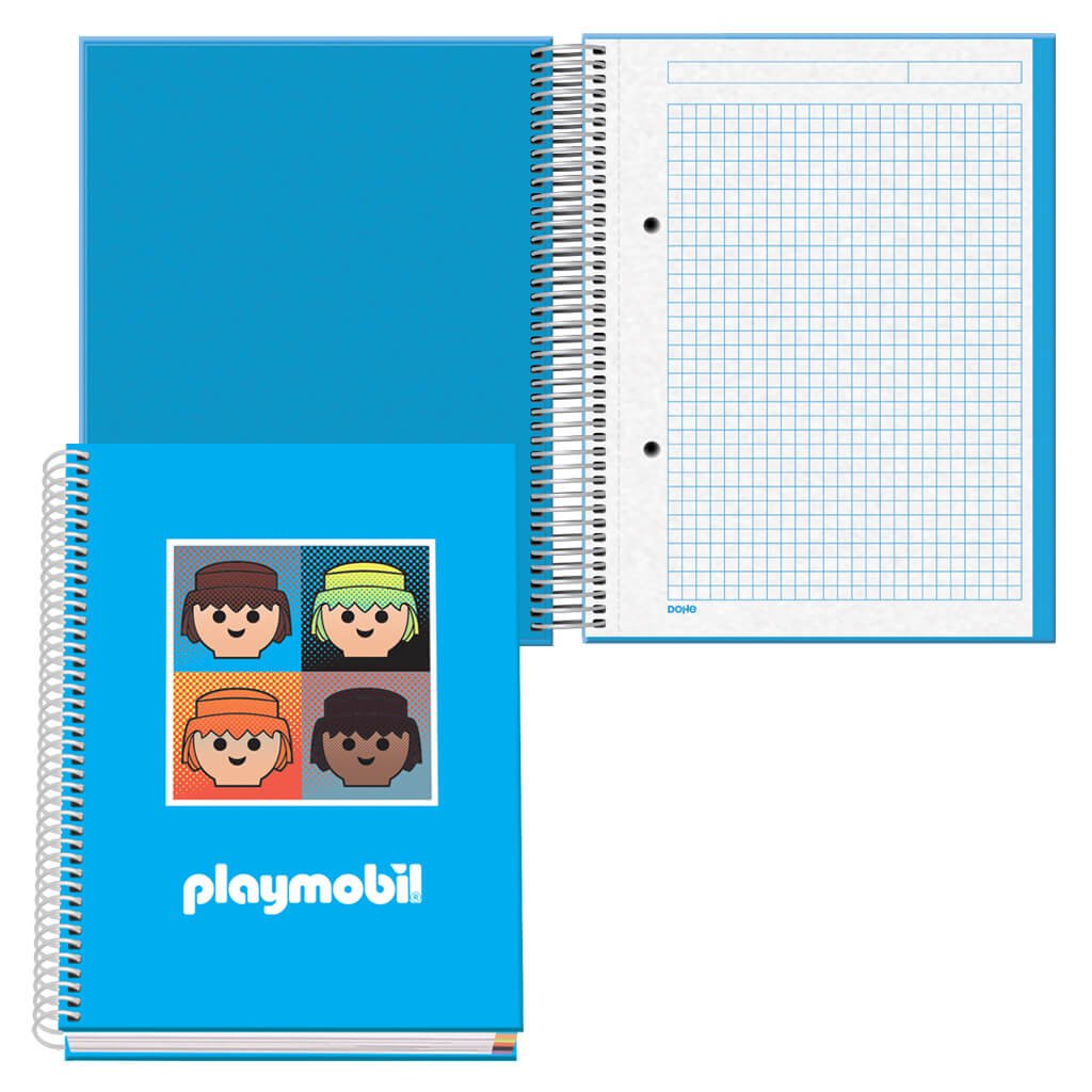 Playmobil Libreta Cuaderno A5 Tapa Forrada